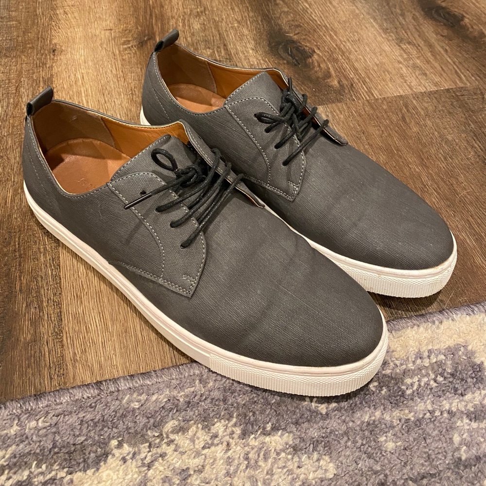 Grey dress sneakers